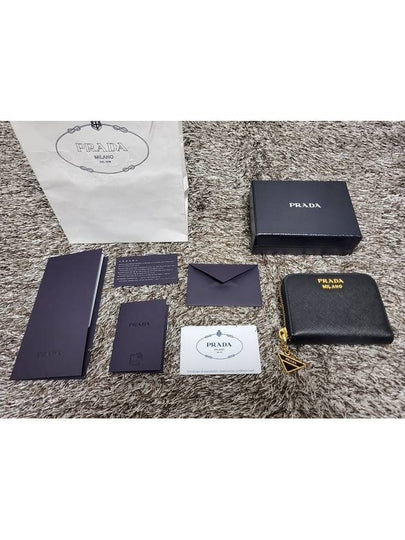 Saffiano Black Card Wallet - PRADA - BALAAN 2