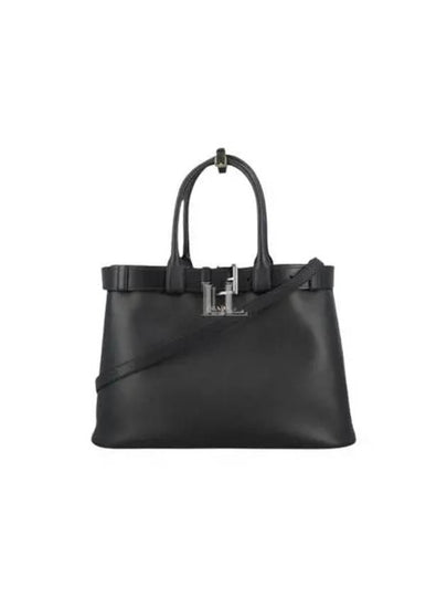 Buckle Large Tote Bag Black - PRADA - BALAAN 2