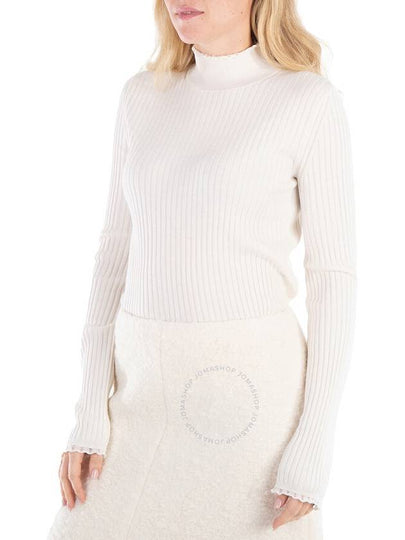 Chloe Iconic Milk Turtleneck Knitted Sweater, Size Large - CHLOE - BALAAN 2