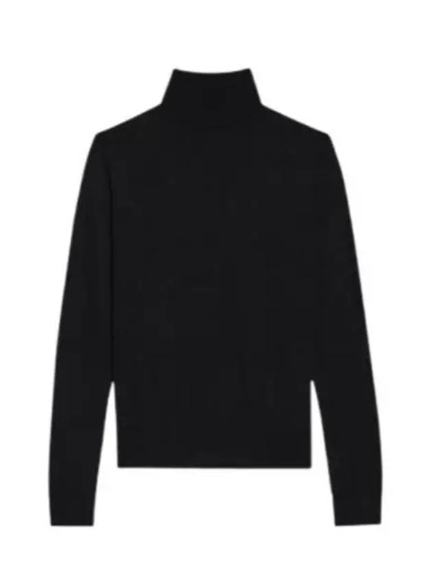 Women's Regal Wool Turtleneck Black - THEORY - BALAAN 2