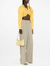 Women's Le Raphia Pony Hair Shoulder Bag Yellow - JACQUEMUS - BALAAN.