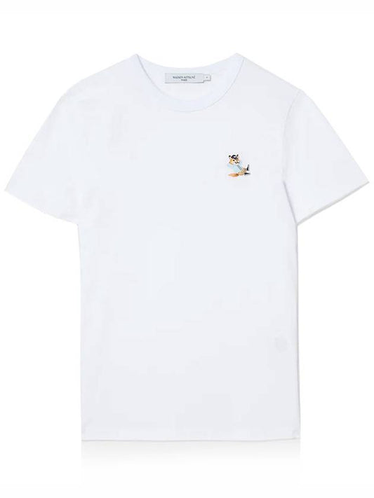 Dress Fox Men's Short Sleeve TShirt White JM00128KJ0008 - MAISON KITSUNE - BALAAN 1