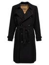 Heritage Kensington Trench Coat Black - BURBERRY - BALAAN 1