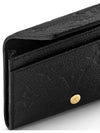 Monogram Embossed Leather Business Card Wallet Black - LOUIS VUITTON - BALAAN 7