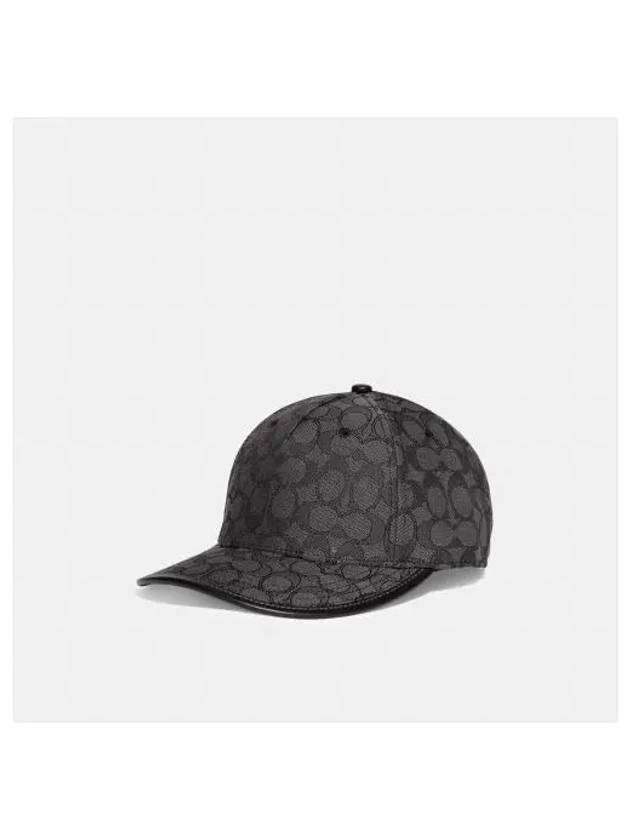 Signature Jacquard Ball Cap Grey - COACH - BALAAN 2