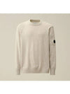 CP Company Lambswool GRS Crew Neck Knit Sweater 17CMKN047A 110149A M13 - CP COMPANY - BALAAN 3