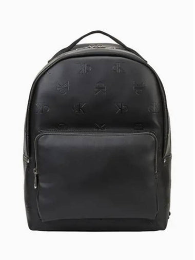 JEANS Unisex CKJ AOP CAMPER Campus Round Backpack 4G3043G UB1 - CALVIN KLEIN - BALAAN 1