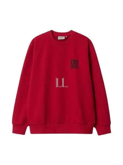 Logo Print Sweatshirt Red - CARHARTT WIP - BALAAN 2