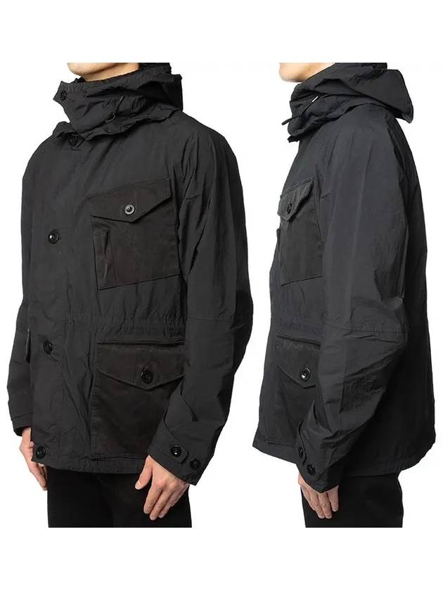 Mid-Layer Hooded Jacket Black - TEN C - BALAAN 6