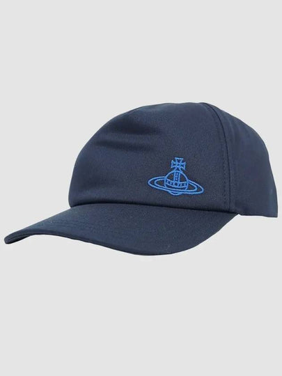 Embroidered ORB Logo Classic Ball Cap Navy - VIVIENNE WESTWOOD - BALAAN 2