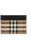 Men's Check Vintage Card Wallet Beige A7026 - BURBERRY - BALAAN 2