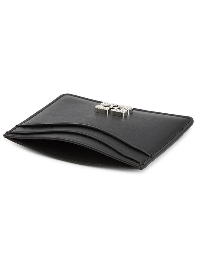 Bou Butterfly Card Wallet Black - GANNI - BALAAN 5