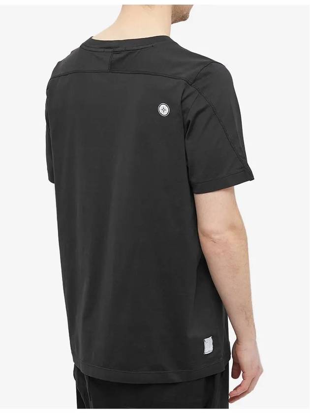 Shadow Project Neo Flora Short Sleeve T-Shirt Black - STONE ISLAND - BALAAN 4