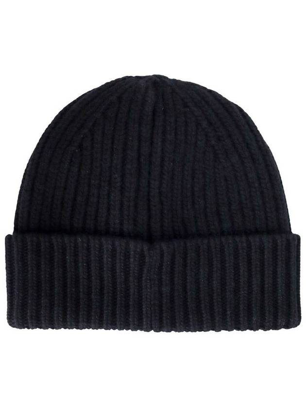 Star Logo Ribbed Wool Beanie Black - GOLDEN GOOSE - BALAAN 3