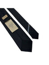 GG Pattern Silk Tie Navy Black - GUCCI - BALAAN.