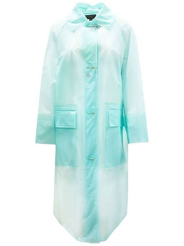 Soft Touch Plastic Car Raincoat Blue - BURBERRY - BALAAN 1