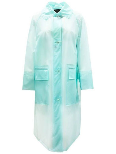 Soft Touch Plastic Car Raincoat Blue - BURBERRY - BALAAN 1