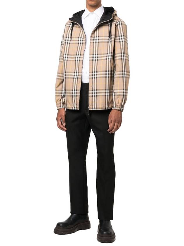 Vintage Check Reversible Hooded Jacket Beige - BURBERRY - BALAAN 7