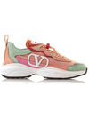 Women's Shegoes Low Top Sneakers Pink - VALENTINO - BALAAN 1