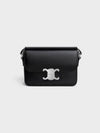 Teen Triomphe Shiny Calfskin Cross Bag Black - CELINE - BALAAN 2