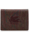 Paisley Card Wallet Brown - ETRO - BALAAN 2