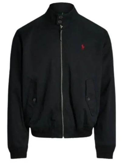 Pony Logo Twill Zip-Up Jacket Black - POLO RALPH LAUREN - BALAAN 2