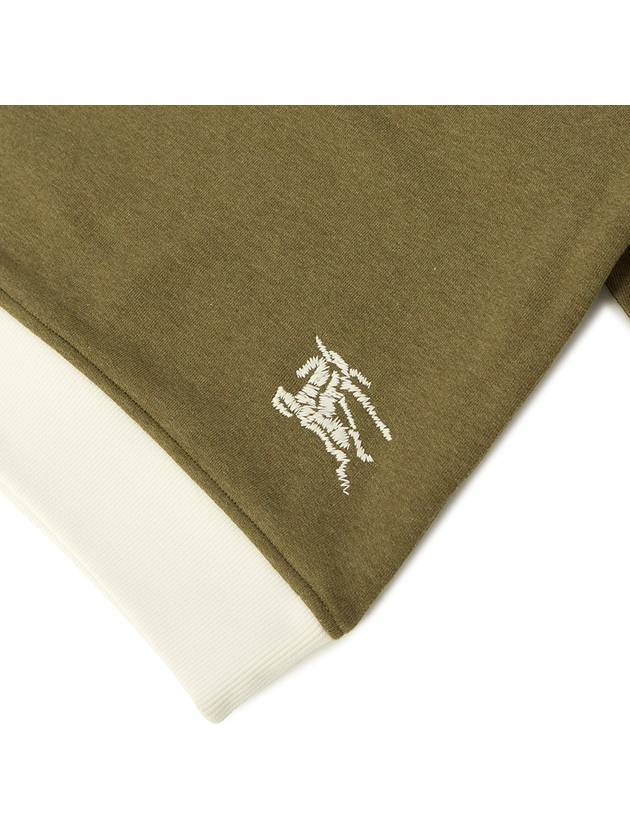 Kids Embroidered Logo Sweatshirt Khaki - BURBERRY - BALAAN 5