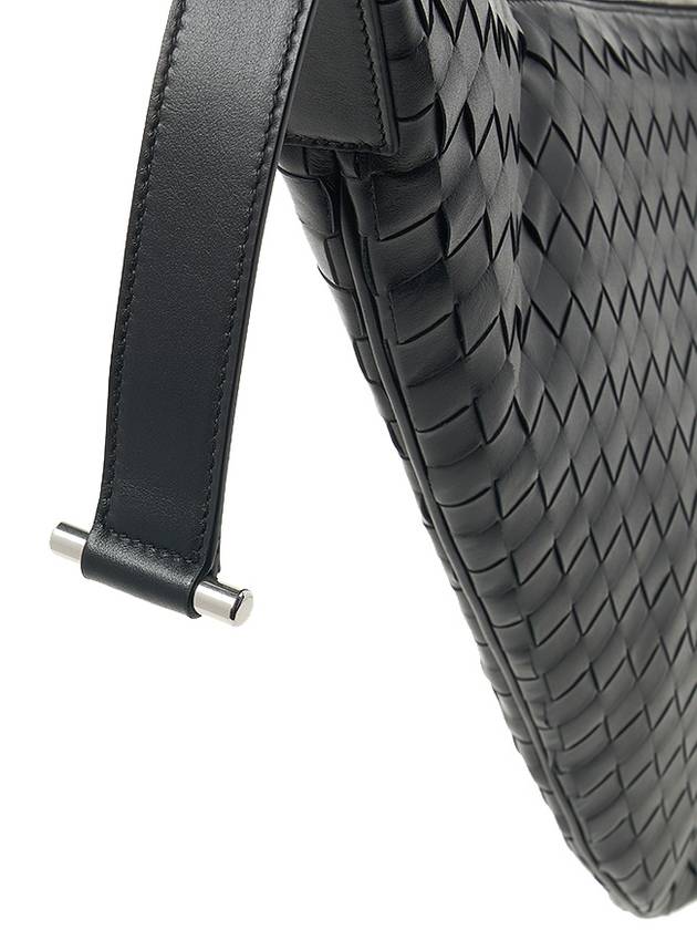 Intrecciato Virgule Cross Bag Black - BOTTEGA VENETA - BALAAN 11