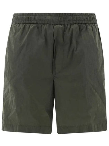 Men's Side Logo Swim Shorts Khaki - MONCLER - BALAAN 1