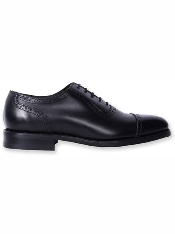 Men's Fleet Leather Oxford Black - LOAKE - BALAAN 1