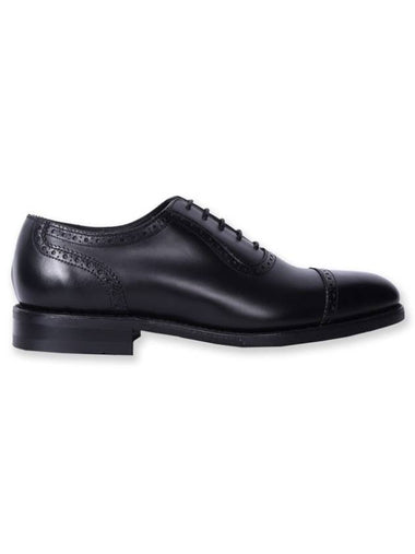 Men's Fleet Leather Oxford Black - LOAKE - BALAAN 1