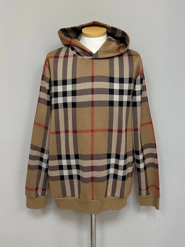 Check jacquard hoodie 105 - BURBERRY - BALAAN 1