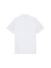 Pique Stretch Cotton Short Sleeve Polo Shirt White - STONE ISLAND - BALAAN 3