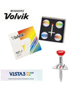 Vista3 Prism 4-ball control tee golf tee set hole-in-one meeting competition print promotional material - VOLVIK - BALAAN 3