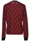 Red argyle check knit Antonio Malas - ANTONIO MARRAS - BALAAN 2