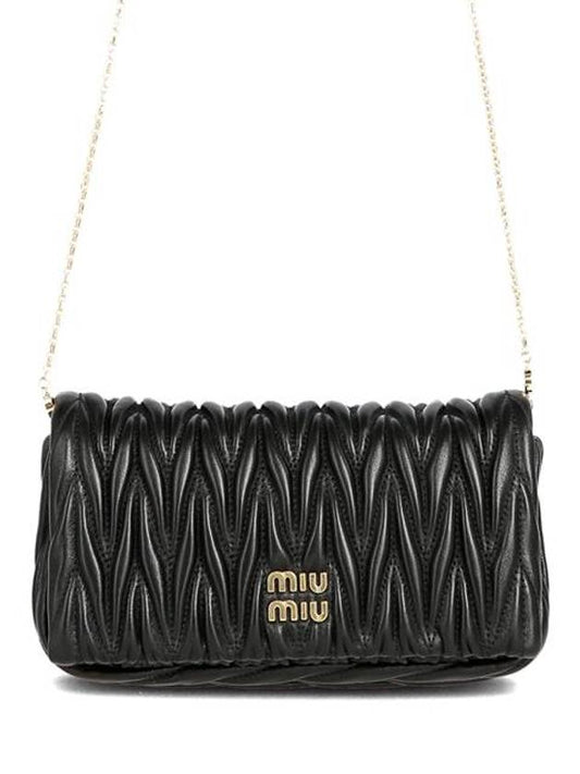 Matelasse Small Shoulder Bag Black - MIU MIU - BALAAN 2