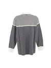 long sleeve polo shirt MJP115A02212 - THOM BROWNE - BALAAN 3