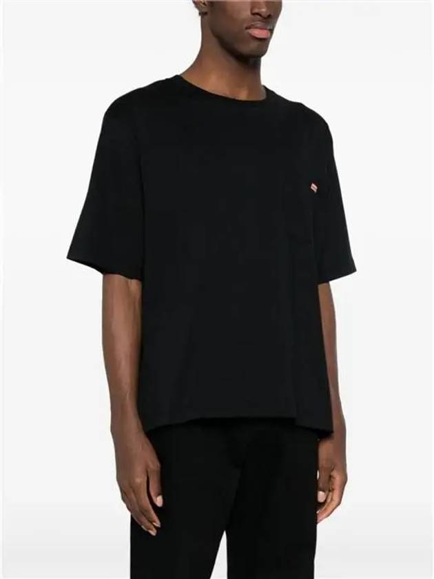 Logo Patch Short Sleeve T-Shirt Black - ACNE STUDIOS - BALAAN 6