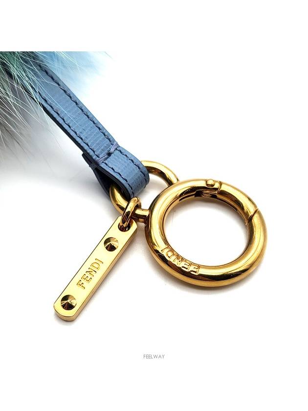 Pom fur key ring and bag charm - FENDI - BALAAN 3