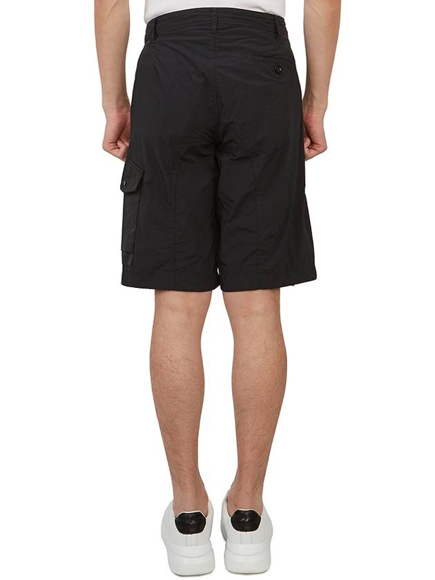 Nylon Tactel Cargo Bermuda Shorts Black - TEN C - BALAAN 5