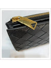 Intrecciato Folder Zipper Card Wallet Black - BOTTEGA VENETA - BALAAN 5