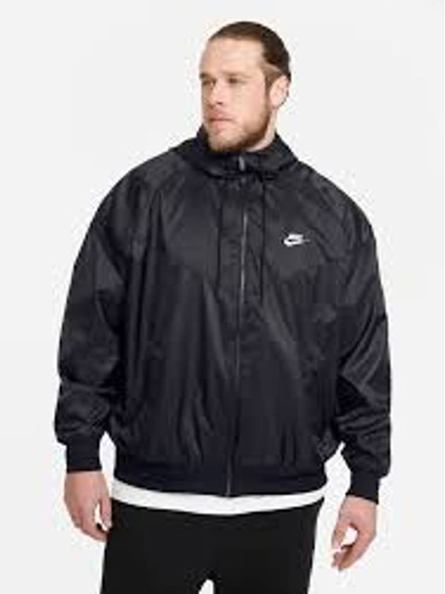 Sportswear Windrunner Hoodie Track Jacket Black - NIKE - BALAAN 2