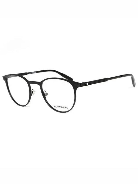 Eyewear Round Metal Eyeglasses Black - MONTBLANC - BALAAN 2