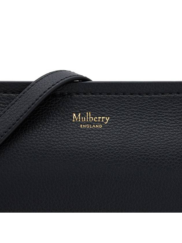 Amberley Classic Satchel Small Grain Shoulder Bag Black - MULBERRY - BALAAN 9