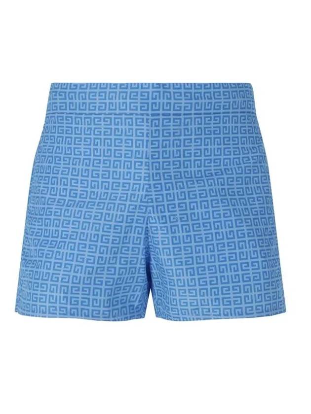 4G Logo Pattern Swim Shorts Medium Blue - GIVENCHY - BALAAN 1