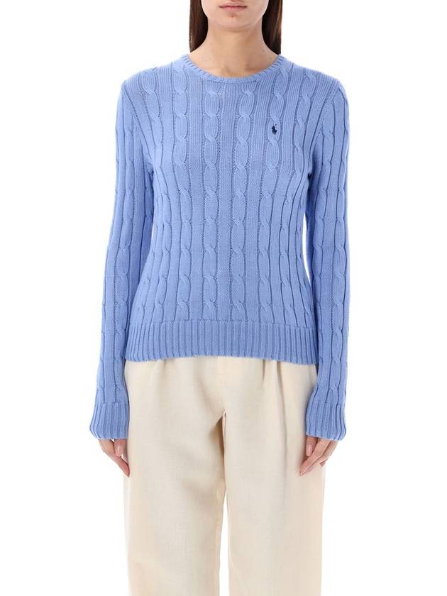 Polo Ralph Lauren Cable-Knit Cotton Crewneck Sweater - POLO RALPH LAUREN - BALAAN 1