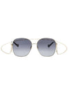 Eyewear Low Nose Bridge Fit Sunglasses Gold Grey - GUCCI - BALAAN 1