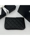 Season mini caviar pouch bag black gold - CHANEL - BALAAN 4