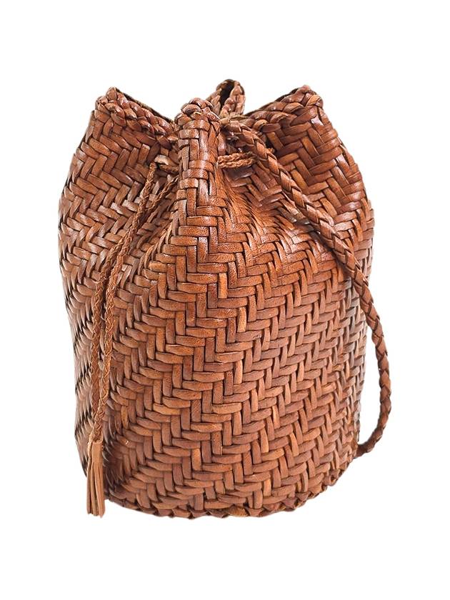 Pom Pom Double Jump Bucket Bag Tan - DRAGON DIFFUSION - BALAAN 4