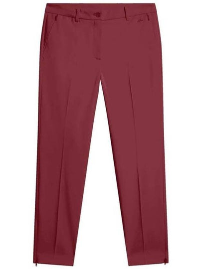 Pia Mid Waist Pants Cabernet - J.LINDEBERG - BALAAN 2